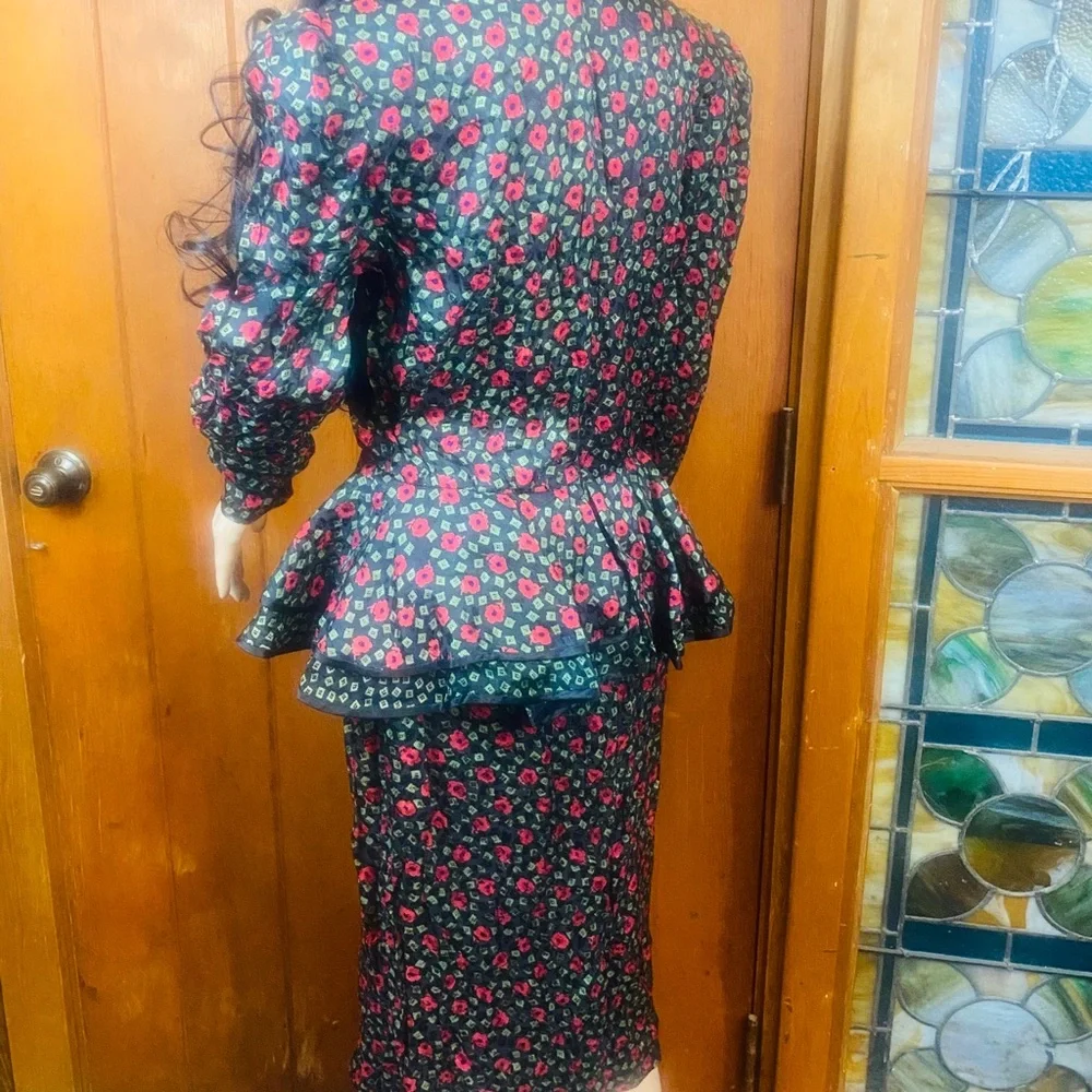 Vintage Joan Sparks for Daniel Barrett Dress 80s